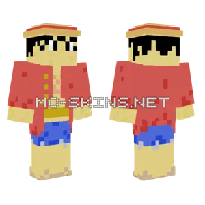 Monkey D Luffy Minecraft skin