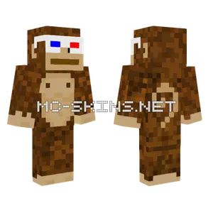 Monkey Tibson Minecraft skin
