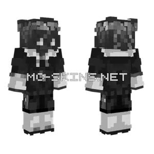 Monochromatic Minecraft skin
