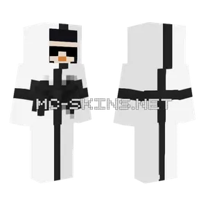 Monochromatic Robot Boy Minecraft skin