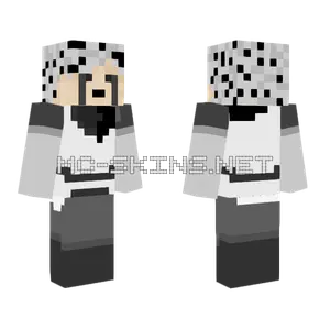 Monochrome Drip Outfit Minecraft skin