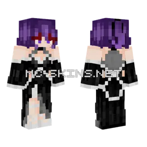 Monochrome Nevivi Minecraft skin