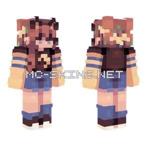 Moon Dipped Roses Minecraft skin