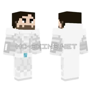 Moon Knight Unmasked Minecraft skin