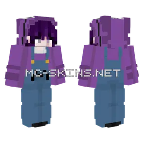 Moon Papoi Morado Minecraft skin