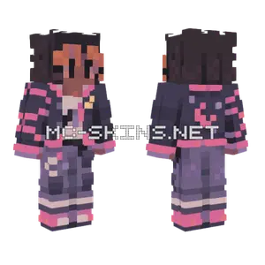 Moon Shaped Heart OC Minecraft skin