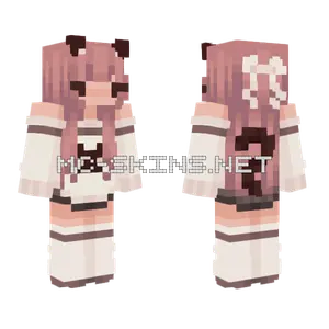 Morii Catgirl OC Minecraft skin