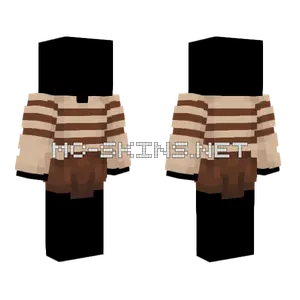 Morning Coffee Stripe Outfit Minecraft skin