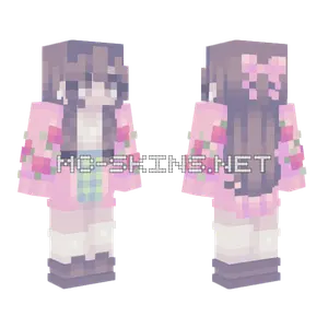 Morning Rain Clouds Window Minecraft skin