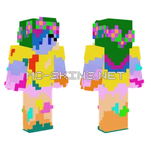 Morphia With Flower Crown Minecraft skin