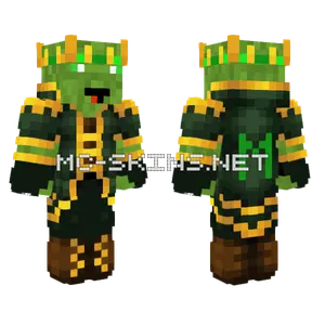 Mossmuncher Green Creature Minecraft skin