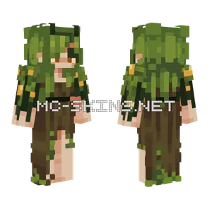 Mossy Girl Minecraft skin