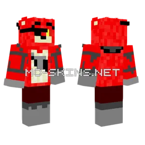 Movie Foxy The Pirate Fox Minecraft skin