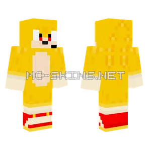 Movie Super Sonic Minecraft skin