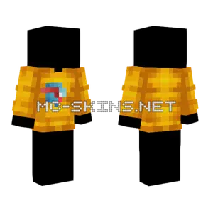 Mr Beast Orange Sweater Minecraft skin