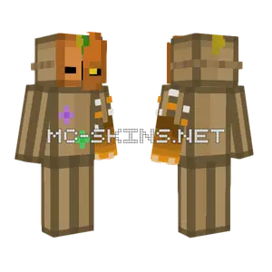 Mr Box Halloween Aura Minecraft skin