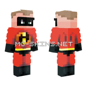 Mr Incredible CE Minecraft skin