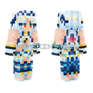 Mualani Blue Outfit Minecraft skin