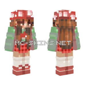 Mushroom Girl Minecraft skin