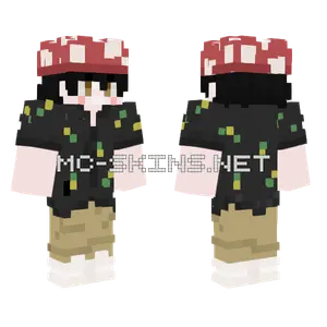 Mushroom Girl Minecraft skin