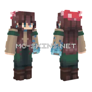Mushroom Girl Minecraft skin