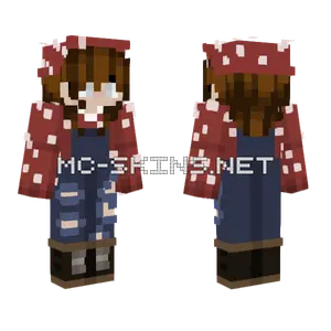 Mushroom Girl Tone III Minecraft skin
