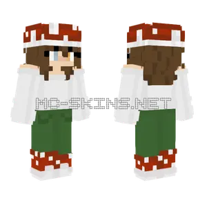 Mushroom Girl Variation 5 Minecraft skin