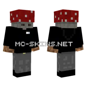 Mushroom Man Minecraft skin