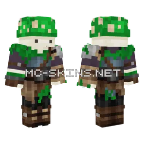 Mushroom Man Minecraft skin