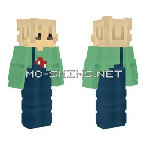 Mushroom Overalls Boy