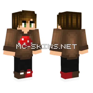 Mushroom Sweater Boy Minecraft skin