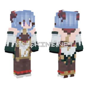 My Friend Does Play Genshin Minecraft skin