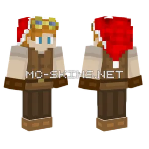 My Skin Santa Hat Minecraft skin