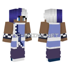 Mystiq Blue Outfit Minecraft skin