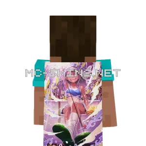 Nagatoro Cheerleader cape, outside and lining