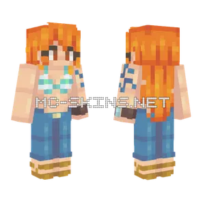 Nami By Kaxiva Edit Minecraft skin