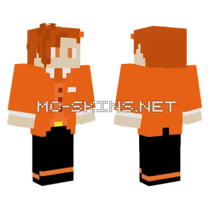 Naranja Orange Outfit Minecraft skin