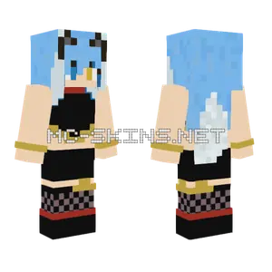Nari Azure Minecraft skin