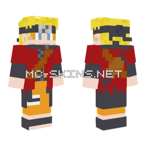 Naruto Shippuden Red Minecraft skin