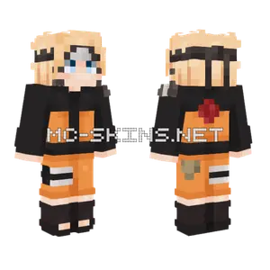 Naruto Uzumaki Minecraft skin