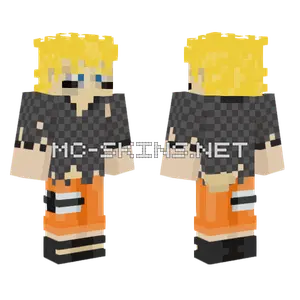Naruto Uzumaki Minecraft skin
