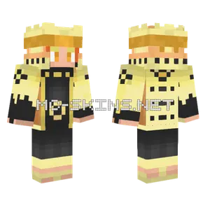 Naruto Uzumaki Minecraft skin