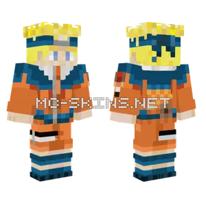 Naruto Uzumaki Minecraft skin
