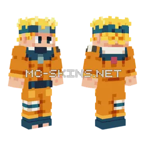 Naruto Uzumaki Minecraft skin