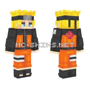 Naruto Uzumaki Minecraft skin