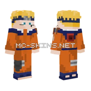 Naruto Uzumaki Believe It Minecraft skin