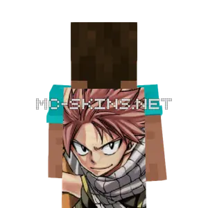 Natsu Dragneel cape, outside and lining