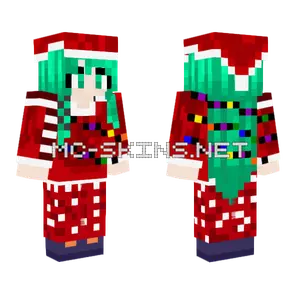 Natsumi Merry Christmas Minecraft skin