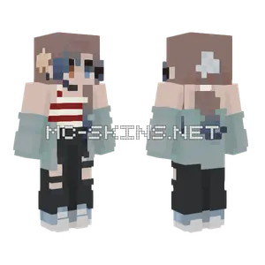 Nautica Girl Minecraft skin