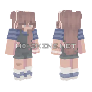 Navy Blue Outfit Minecraft skin